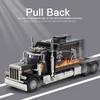 1/24 Tractor-Peterbilt 389 Alloy Model Car Toy High Simulation Metal Diecast Toys Models with Sound Light Boys' Gifts Collection