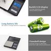 0.01g Jewelry Mini Stainless Steel Electronic Scale Digital Pocket Scale Gold Gram Balance Weight Scale Portable Pocket Scale