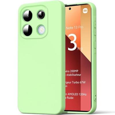 Case for Xiaomi Redmi Note 13 Pro 4G (not for 5G), Soft Liquid Silicone Shockproof Anti-Scratch Lightweight - Green