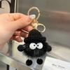 Bag Charm Unisex Bag Pendants Coal Ball Plush Cute Dopamine Fashionable Bag Accessories Multifunctional Keychains Couple Gifts