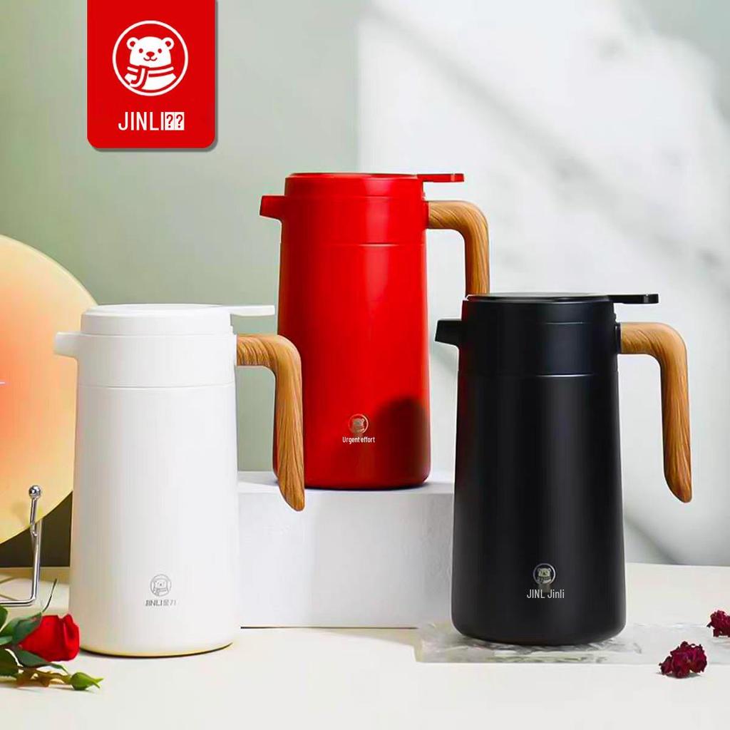 Jinli 304 Stainless Steel Thermal Flask for Home, Office, or Dorm Coffee & Hot Water.