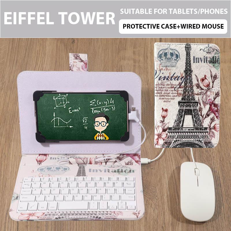 

Universal Keyboard and Mouse Set for Android Phones Tablet For Typing Messaging Office and Gaming Portable Mini Computer белый