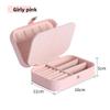 Portable Travel Girl Jewelry Storage Box, Necklace, Ring and Earring Storage Box, Double-layer Home Accessory Box, Jewelry Box