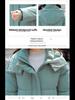 Women's Long Hooded Over-the-Knee Down Jacket - Thick, Warm, Slim Fit Winter Coat, Solid Color, Trendy Casual Style