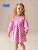 Peppa Pig Floral Sweatshirt Dress for Girls - Long Sleeve, Spring/Autumn Fashion