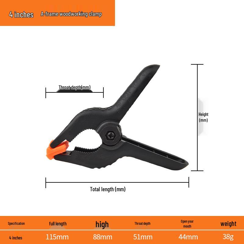 Quick Woodworking A-Clamp for Marble & Stone, Thickened Spring, 4/6/9 Inch