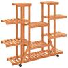 VidaXL Support à fleurs avec roues 110x25x115 cm bois massif de sapin 362860