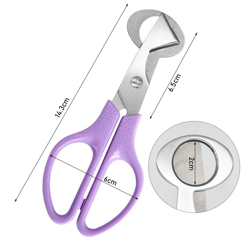 5pcs Stainless Steel Quail Egg Cutter Scissors Pigeon Bird Quail Egg Cutter Opener Cracker Kitchen Clipper Tool