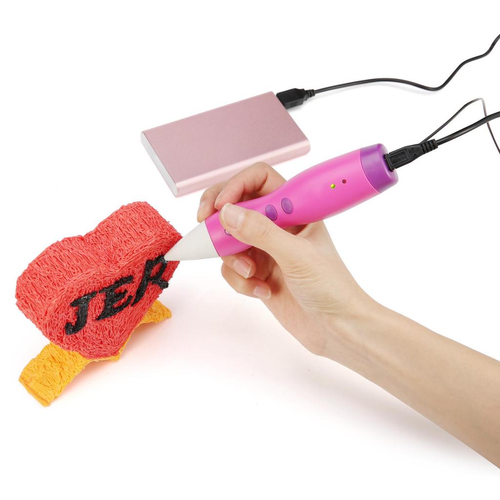 Rechargeable Low Temperature 3D Printing Pen for Kids - 1100mAh PCL Children's Day Gift