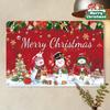 Vintage Christmas Snowman Metal Tin Sign, Iron Wall Art Home Decoration 8 11.8 Inch