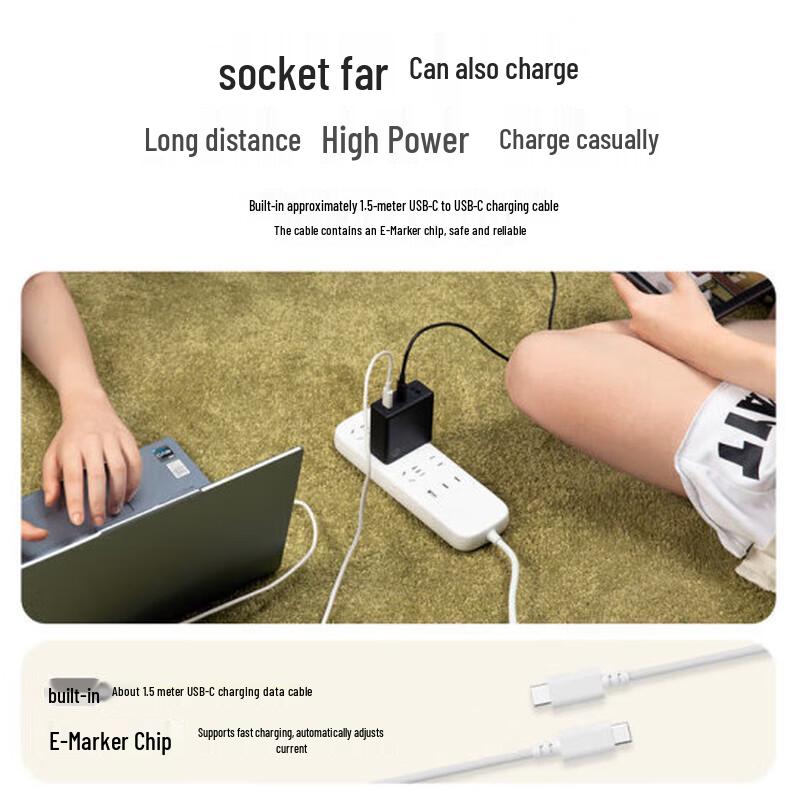 Lenovo Xiaoxin 105W GaN 3-Port Type-C Fast Charger