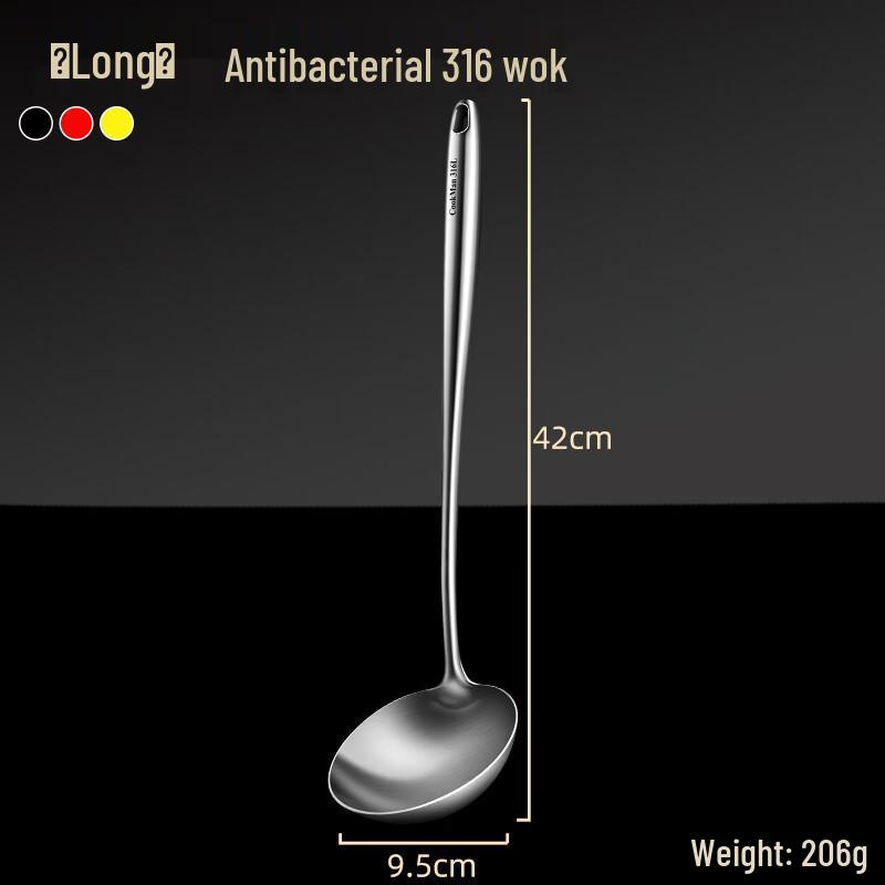 Sanhe 316L Stainless Steel Antibacterial Wok Spatula