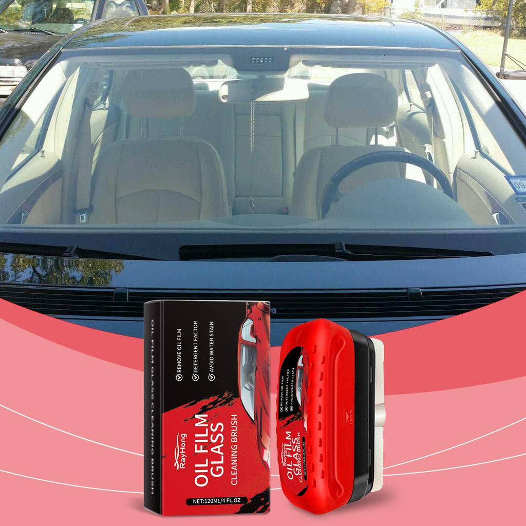 Car Glass Coating Brush – Stain Removing & Cleaning Tool for Clear Visibility