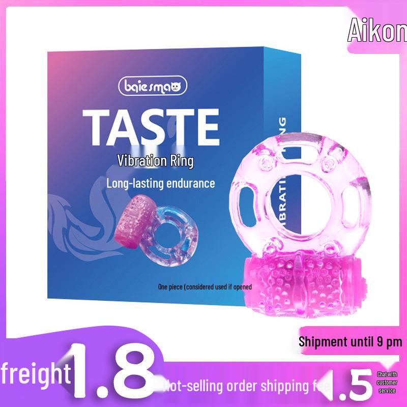 Crystal JJ Vibrating Cock Ring: Adult Men's Toy for Couples, One Piece