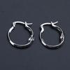 Alloy Elliptical Circle Earrings Edgy and Mysterious Moon Ear Studs Halloween Fashion Ear Adorment for Men Women