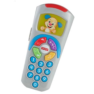 Fisher-Price Wanwan Bilingual Remote Control, Baby & Toddler Toy, Educational Toy, Numbers, English, Ages 6 Months and Up, DRD26