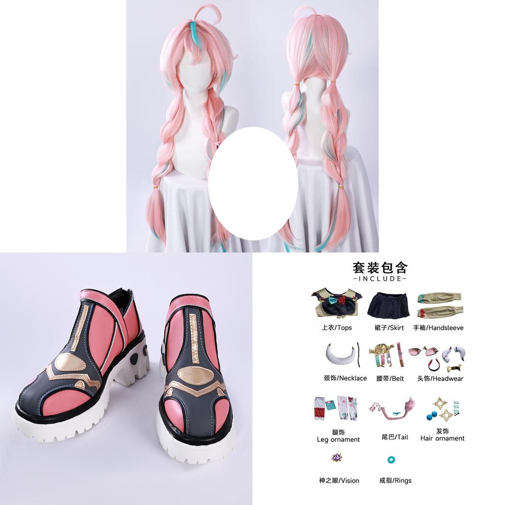Genshin Impact Varesa Cosplay Kostüm Mit Zubehör Für Anime Rollenspiel