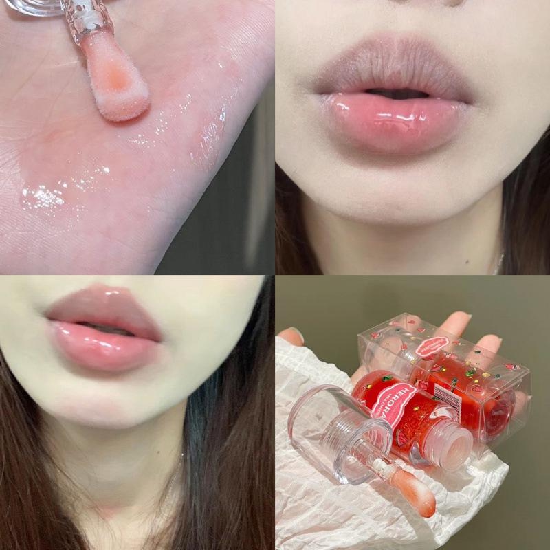 HERORANGE Hydrating Lip Oil - Moisturizing Base for Plump, Glossy Lips