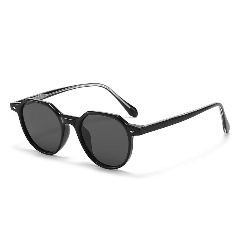 Korean Style Irregular Polarized Sunglasses - Unisex UV Protection Retro 8630