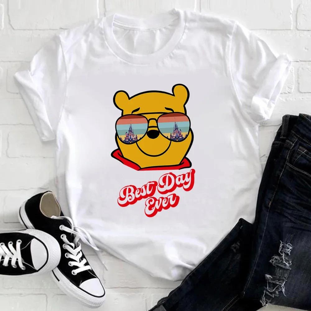 Kawaii T-shirt Cartoon Little Mermaid Print Short Sleeve T Shirt Fashion Streetwear Fashion Unisex Clothing Tops