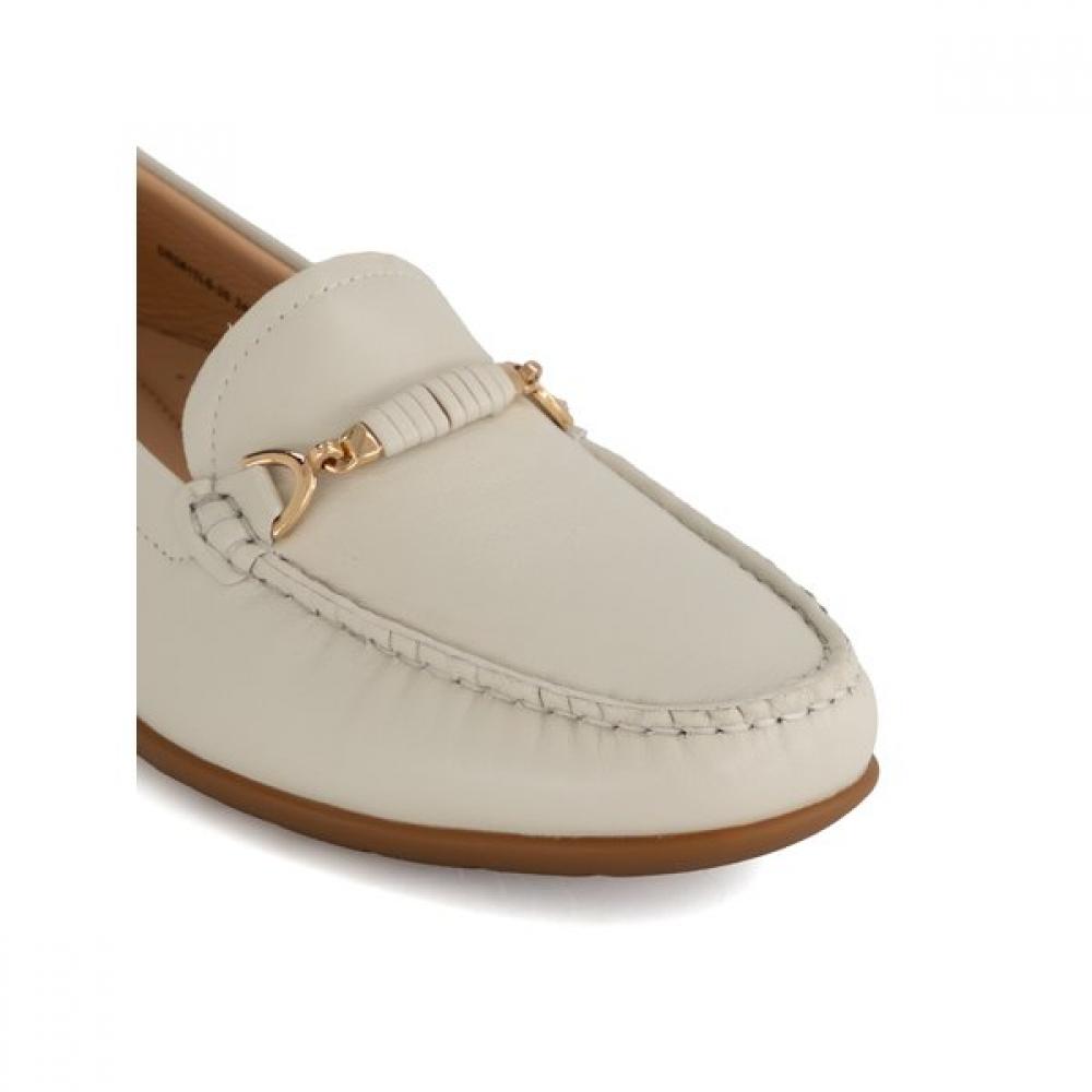 Daks Women Comfort Loafers 3cm Ivory Drs611ls35
