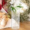 6Pcs Clear Glass Vase Set Cylinder Vases for Centerpieces Floating Holders Tall Glass Holder for Living Room