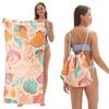 Multifunctional 2-In-1 Beach Towel Backpack Portable Travel Mat Convertible Storage Bag For Swimming Picnic Vacation Essentials