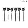 4/6/16/24pcs Home Portuguese Style Cutlery Set Restaurant Hotel Steak Knife Fork Spoon Dessert Spoon