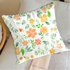 Rose Flowers Pillowcase Cushion Cover 45X45 Ornamental Pillows Christmas Decoration Personalized Gift Nordic Home