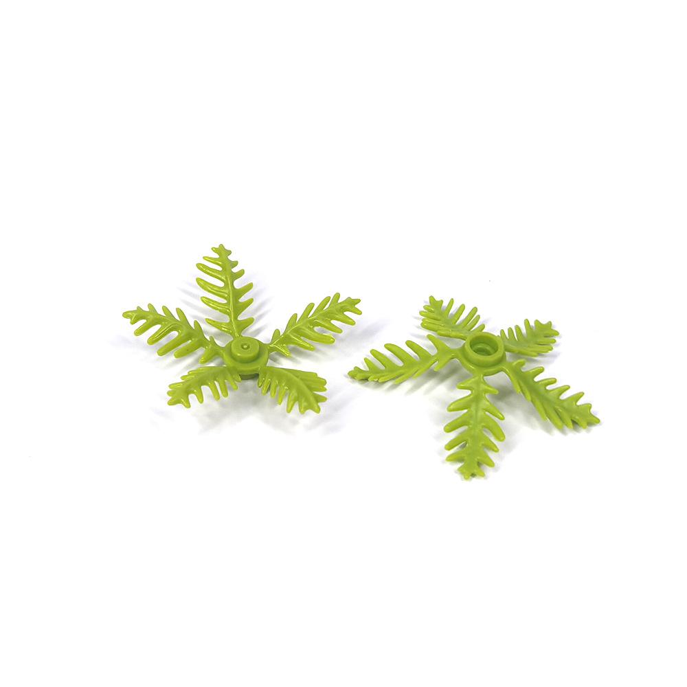 MOC 10PCS Beach Shaped Palm Tree Constructing Blocks Rainforest Jungle Coconut Educational Particle Assemble DO-IT-YOURSELF Toys Children Presents