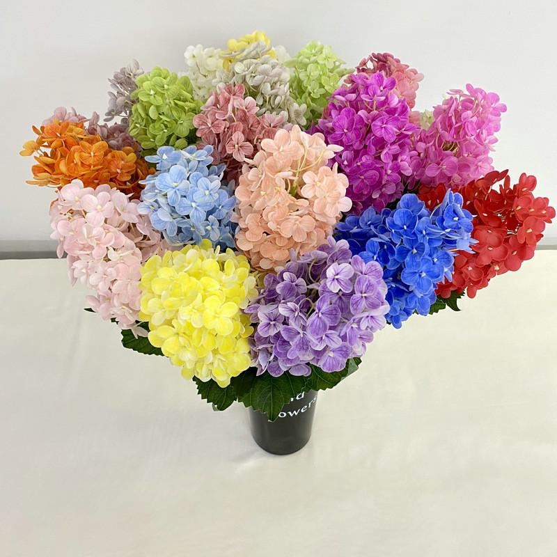 Lifelike Hydrangea Flower Soft For Event Styling Home Decor Arrangement