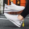 Men's shoes fly-woven mesh casual sports little white shoes 20252025 foreign trade lightweight trendy shoes men's