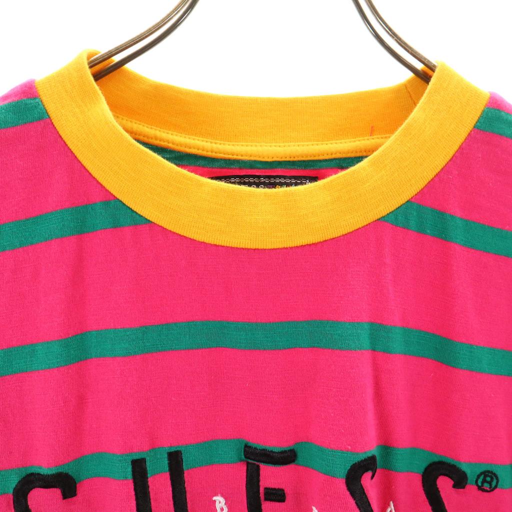 Guess J BALVIN Collaboration Border Pattern Short Sleeve T-shirt Vibras Men's Used