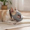 Belüftete kurze Schnauze Haustiermaulkorb Weiche Elastomerabdeckung, Bequem, S Schwarz