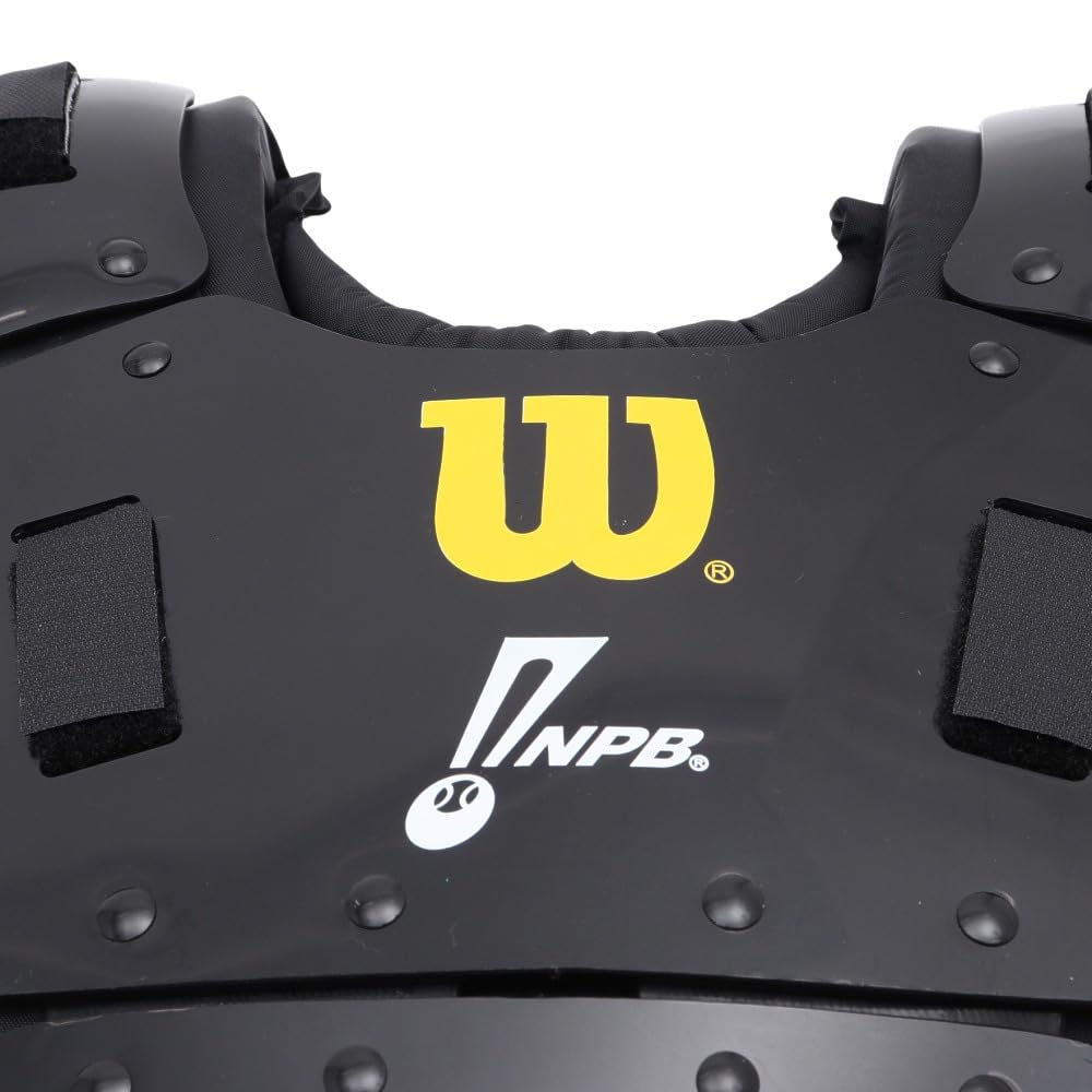 Wilson Pro Gold Brustschutz Baseball Hardball Schiedsrichter Schutz NPB Spezifikation Schiedsrichter Ausrüstung WTA3211NPSM Leicht zu Bewegen und Fest zu Schützen (Zum