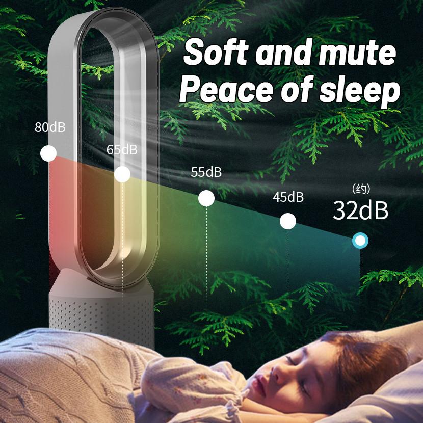 20/42 Inch Standing Negative lon Purify Air Circulation Fan Adjustable Desktop Fan Smart Air Purification Bladeless Fan