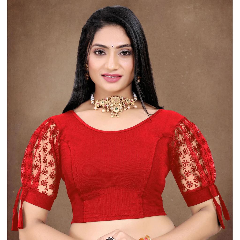 Women Cotton Laycra Blend Designer Blouse Indian Bollywood Beautiful Choli Dress