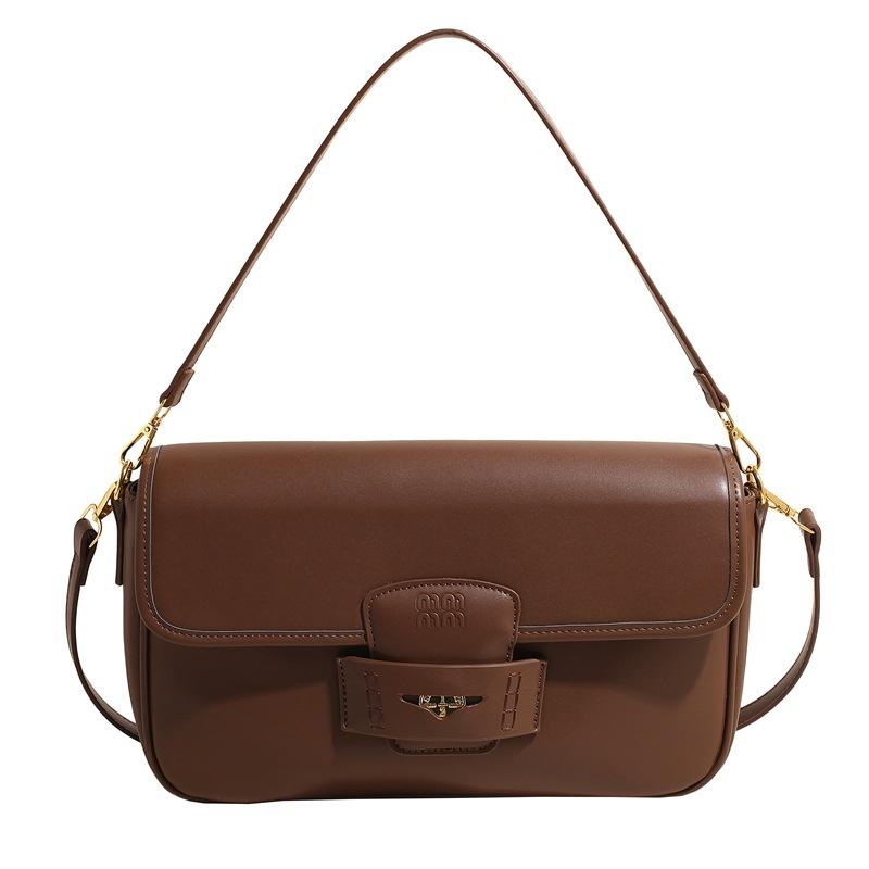 

Сумка-клатч, сумка подмышку, женская новая, высококлассная, простая, большой вместимости, модная, на плечо, сумка-мессенджер, женская сумка коричневый