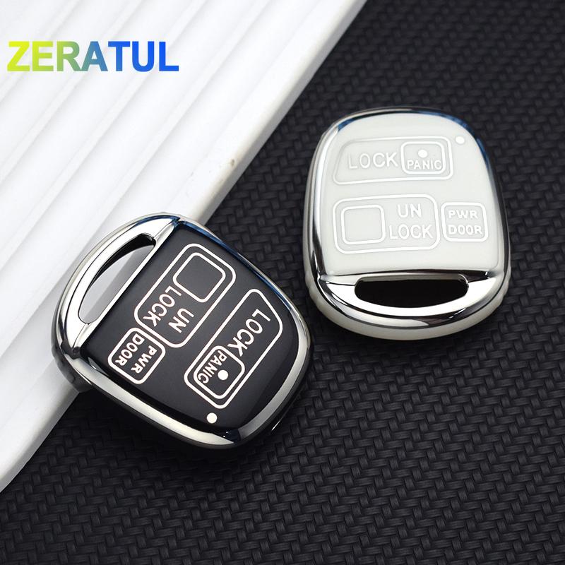 Car Key Fob Cover Case For Lexus Rx 330 Is200 For Toyota Rav4 Land Cruiser 120 Prado Corolla Land Cruiser Avensis Yaris Camry