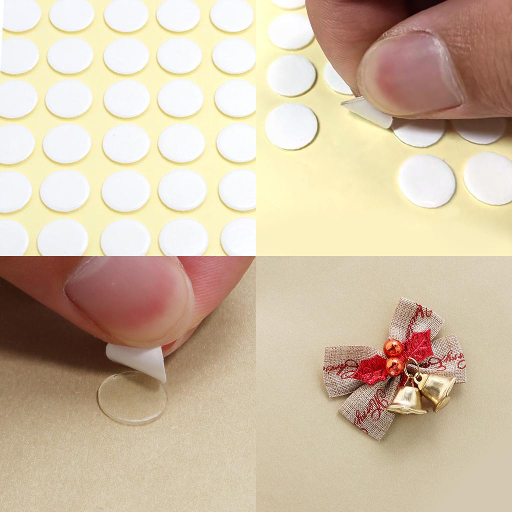 300pcs Transparent Double-sided Adhesive Tape Round Dots Stickers For DIY Crafts Home Ornament Fixed Balloon Sticky Tape Tool