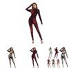 Versatile Women Halloween Scary Skull Skeleton Jumpsuit For Cosplay