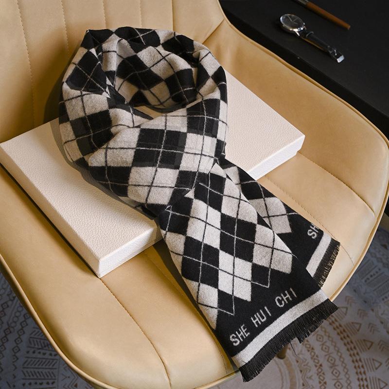 China red big red natal including wool scarves, gifts for men and women in winter, scarf gift box