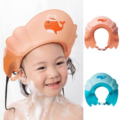 Cuffia da Doccia per Bambini Bordo Liscio Protezione per le Orecchie Portatile Bambino Neonato Antiriflusso Bagno Lavaggio Capelli Cappello Vita Quotidiana