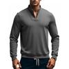 Autumn and Winter Men's Semi-zipper Stand-up Collar Long-sleeved Sweater Daily Versatile Fitness Sweater