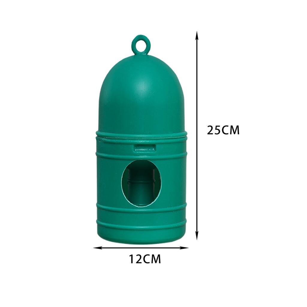 Parrot Water Dispenser with Handle Breeding Pigeon Drinker Waterer Bird Automatic Feeder for Parakeet Ducks Chicks Poultry Cage