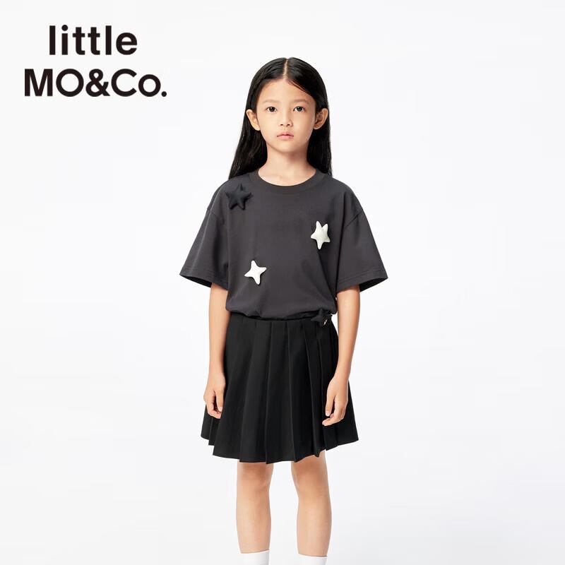 little MO&Co. Kids 5A Anti-Bacterial Pure Cotton 3D Heart T-Shirt 150