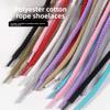 1 Pair Hemp Rope Shoelaces Color Matching Casual Shoes Sports Shoes Canvas Shoes Round Shoelace