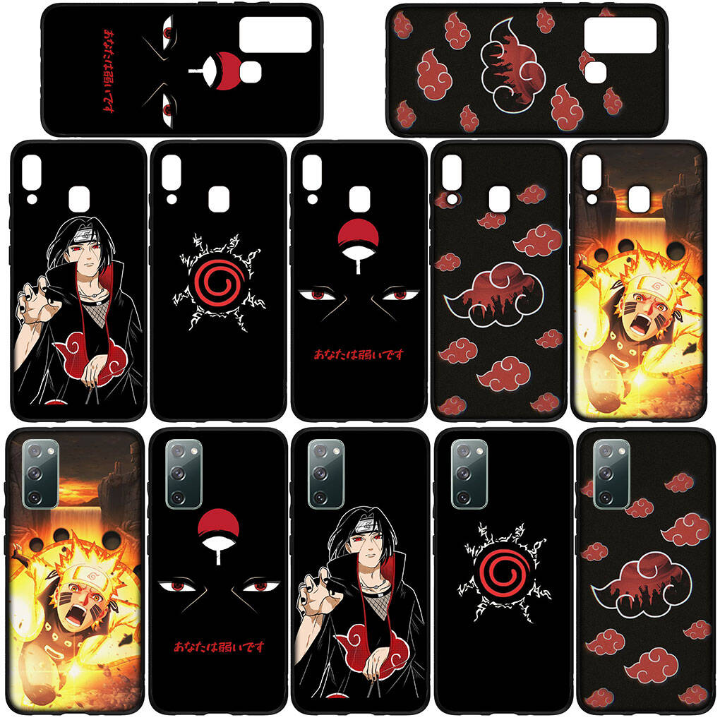 Phone Case for iPhone 17 15 16 Plus XR Redmi Note 14 12 11 13 Pro Max Huawei P30 P20 Lite Y9 OPPO A60 A40 A80 A18 A16 A54 Akatsuki Naruto Itachi Cover