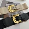 Stylish Black Elastic Waist Belt For Women Perfect For Fashionable Coats Dresses And