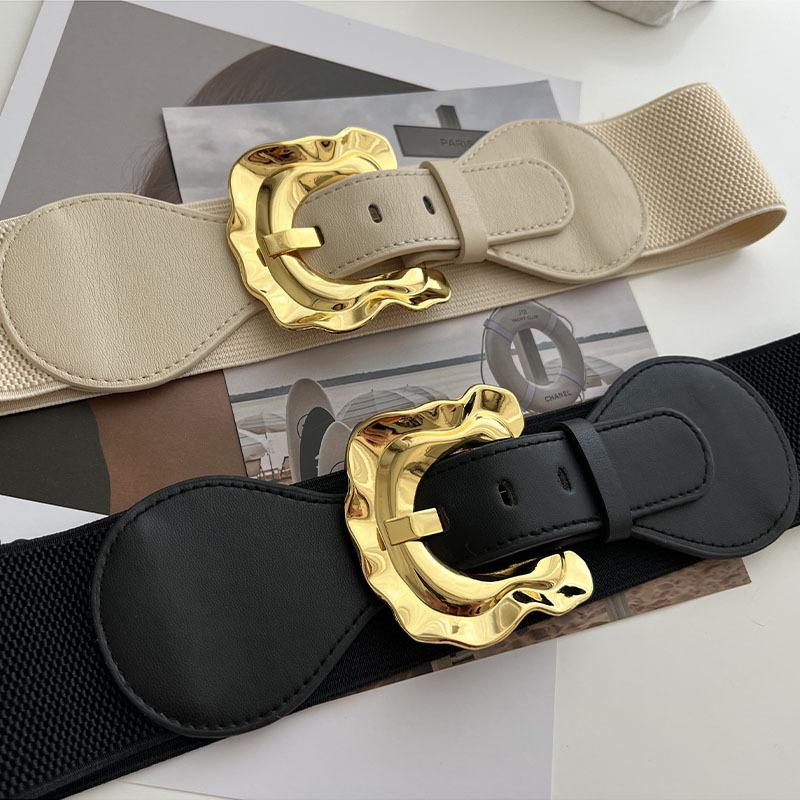 Stylish Black Elastic Waist Belt For Women Perfect For Fashionable Coats Dresses And